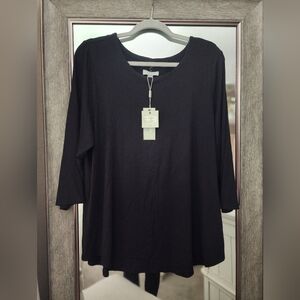 NWT Black Top by Cupio Juliana
